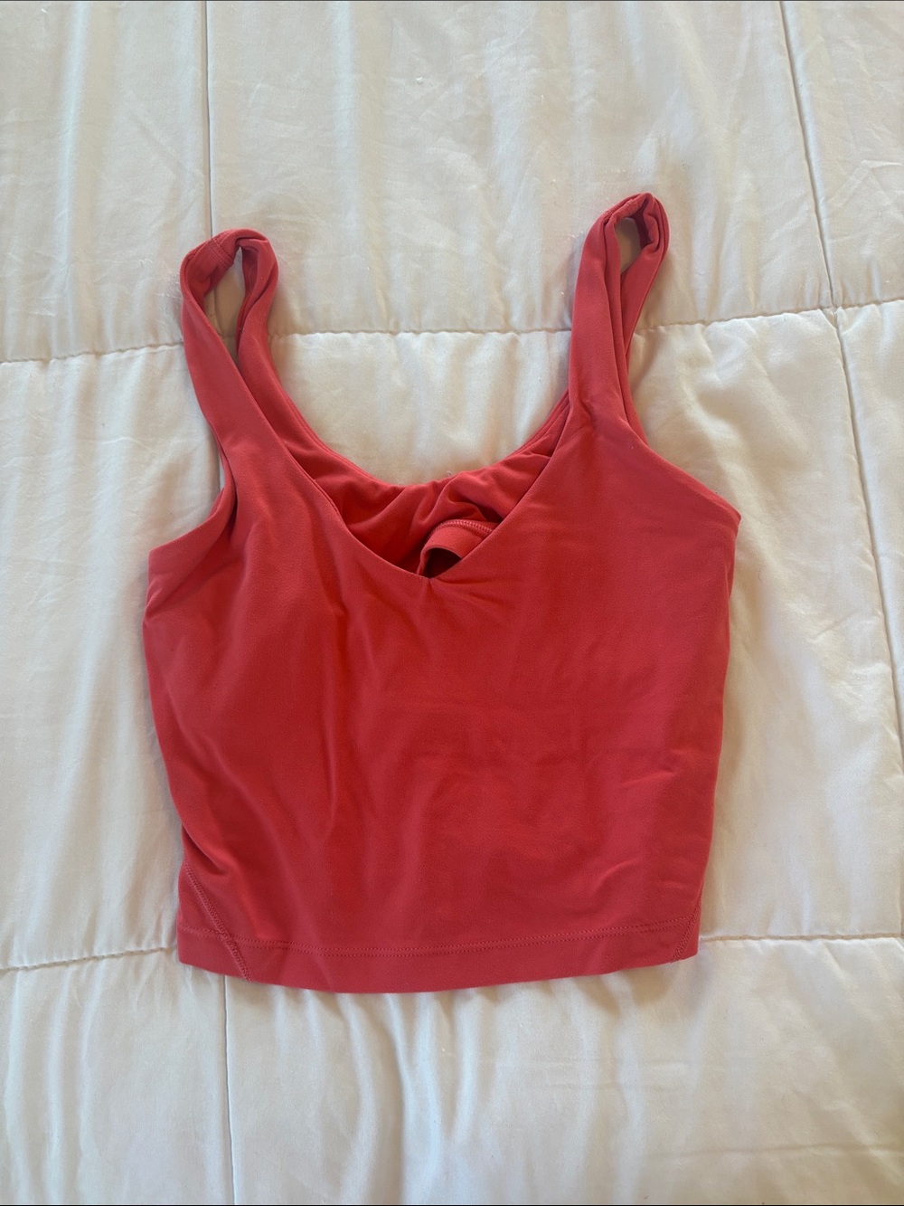 lululemon align tank Coral Pink Cropped Tank